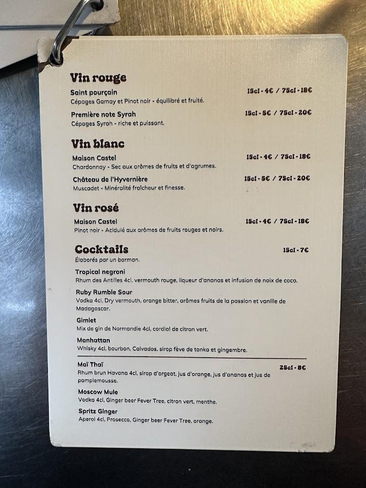 Funky Bā - Menu Image 4